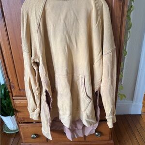 Free People Tan/Orange Sweater